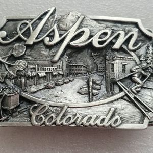 Siskiyou Pewter Aspen Colorado Belt Buckle